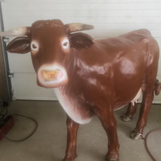 Peinture vache après